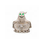 Halloween Ghost Storage Bowl Figurine with LED Light - White
