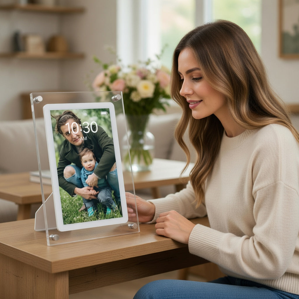 Digital Photo Frame with WiFi and Cloud Storage